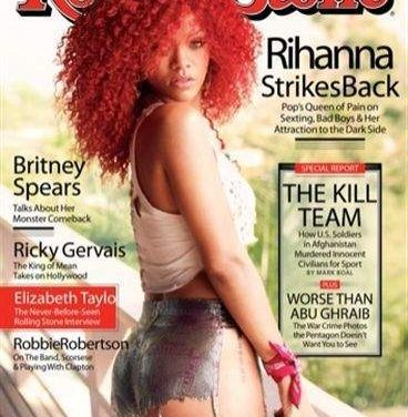 Rihanna protagoniza la próxima portada de la revista »Rolling Stone»