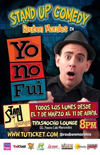 Reuben Morales presenta nueva temporada de su stand-up comedy »YO NO FUI»
