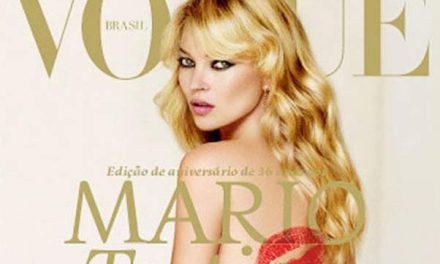 Kate Moss se desnudó para el lente de Mario Testino, esta vez en Vogue Brasil