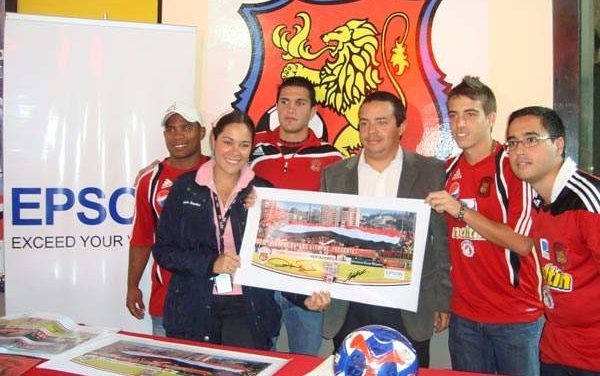 Epson y el Caracas Fútbol Club fusionan sus pasiones