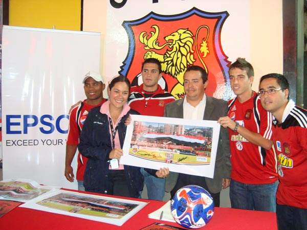 Epson y el Caracas Fútbol Club fusionan sus pasiones