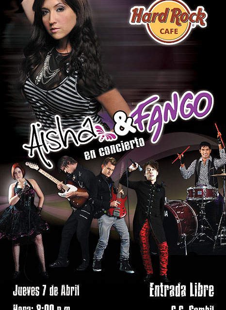 Aisha y Fango En concierto!  Antes de su gira por Argentina