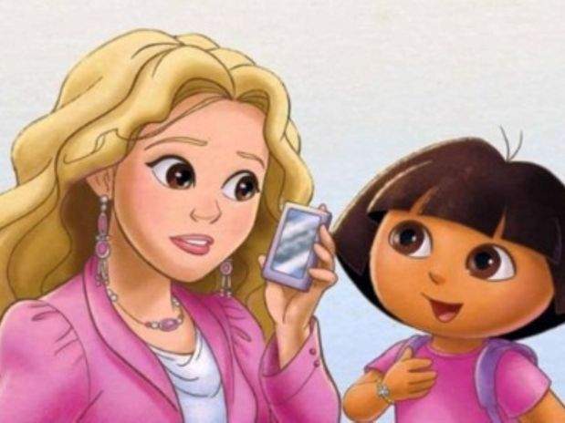 Shakira participó en cómic de Dora la exploradora