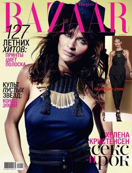 Helena Christensen in Harper’s Bazaar Russia (+Fotos)