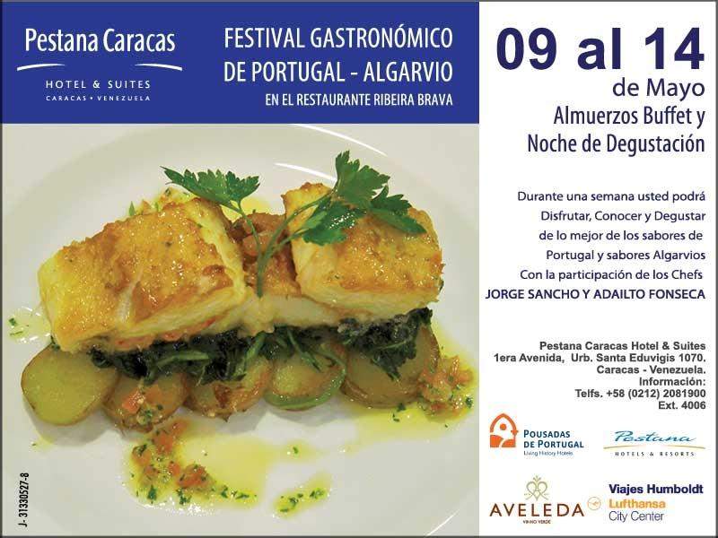 Hotel Pestana Caracas ofrecerá las delicias culinarias de la región portuguesa de Algarve