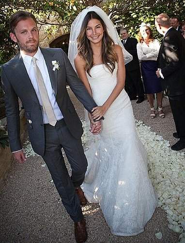 La top model Lily Aldridge se casó con el cantante de Kings of Leon Caleb Followill