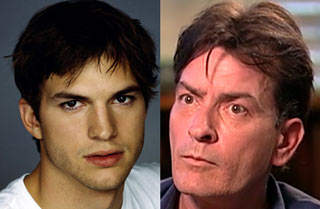 Ashton Kutcher sustituto de Charlie Sheen en la serie »two and a half men»