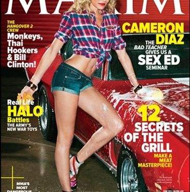 Cameron Diaz afirma que el sexo es su deporte favorito… Es Portada de Maxim (+Fotos)