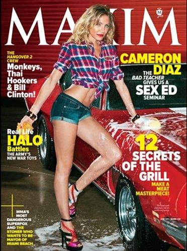 Cameron Diaz afirma que el sexo es su deporte favorito… Es Portada de Maxim (+Fotos)