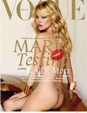 Mario Testino desnuda a Kate Moss