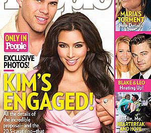 Kim Kardashian se casa, su novio le dió un anillo de compromiso de $ 2 MILLONES