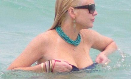Lindsay Lohan captada por Paparazzis mientras realizaba sesión de fotos posando en topless (+Fotos)