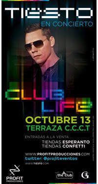 Profit Producciones confirma a Dj TIESTO en Caracas.. 13 de Octubre, Terraza del Ccct