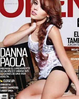 Danna Paola sorprende con sesión de fotos muy sugerente en Open Magazine (+Fotos)