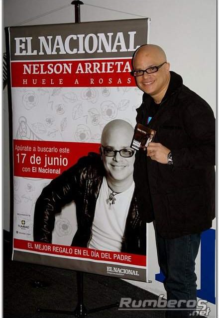 NELSON ARRIETA »HUELE A ROSAS»… Este viernes lanzará su disco con el diario El Nacional (+Fotos)