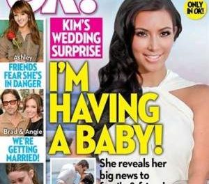Kim Kardashian confiesa en Ok Magazine: ¡Estoy embarazada…!