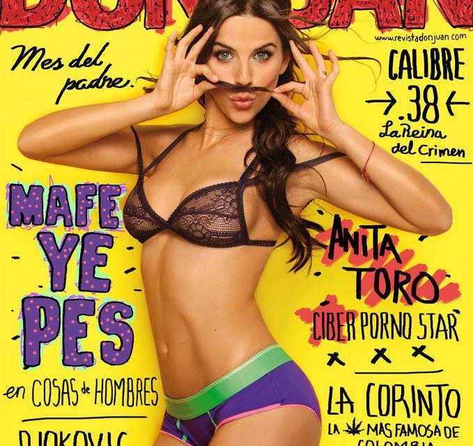 La actriz Colombiana María Fernanda Yepes es portada de la Revista Donjuan (+Fotos)