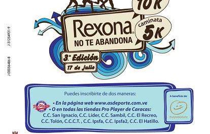Caracas se prepara para la tercera edición de la carrera Rexona 10K a beneficio de Fundadown 15 – 07