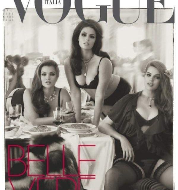 Vogue Italia dedica su número de junio a las curvas femeninas »Belle Vere» (+Fotos)