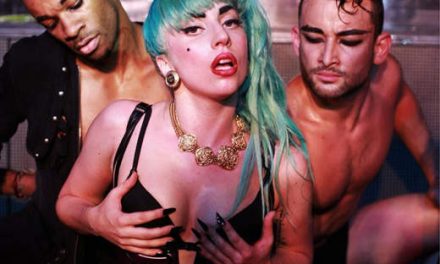 Lady Gaga montó un espectáculo erótico en un club gay