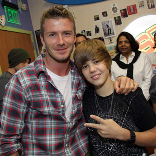 Justin Bieber y Selena Gomez, dieron concierto privado para los Beckham