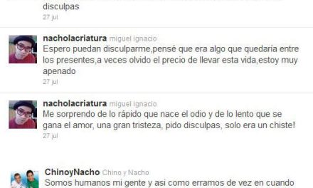 Nacho pide disculpas por la »broma» que hizo en los Premios Juventud