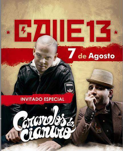 SUSPENDIDO CONCIERTO DE CALLE 13 Y CARAMELOS DE CIANURO EN MARACAY