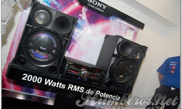 SONY LANZA EQUIPO DE AUDIO MÁS PODEROSO DEL MUNDO PARA AMÉRICA LATINA