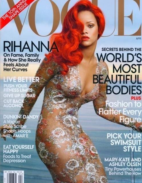Rihanna recibe nombramiento como mujer del año en Vogue