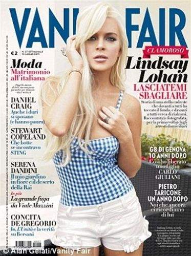 ‘Vanity Fair’ hace una sesión de fotos a domicilio a Lindsay Lohan