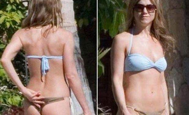Jennifer Aniston luce su cuerpo en diminuto bikini