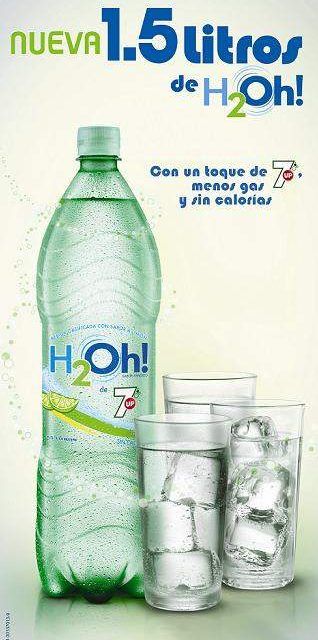 Llegó el Litrón de H2Oh! de 7Up… Con 1.5 litros de contenido sabor a Limón