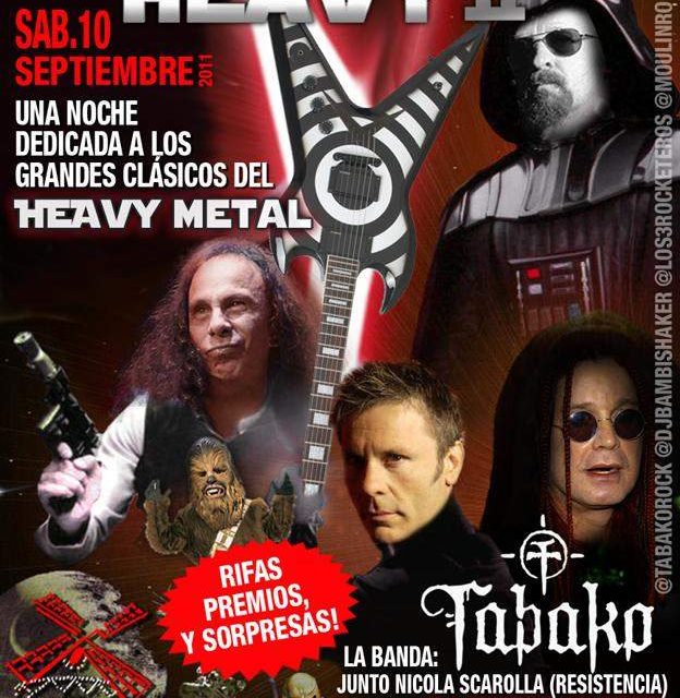 EL RETORNO DEL HEAVY… Una noche dedicada a los grandes clásicos del HEAVY METAL