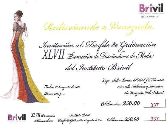 LOS DISEÑADORES DE BRIVIL REDISEÑAN A VENEZUELA
