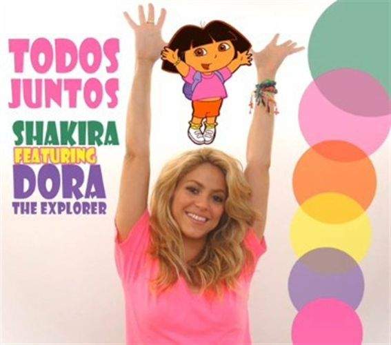 Shakira y ‘Dora, la exploradora’ cantan juntas