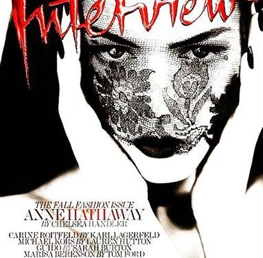 Anne Hathaway, mística y fría para ‘Interview’