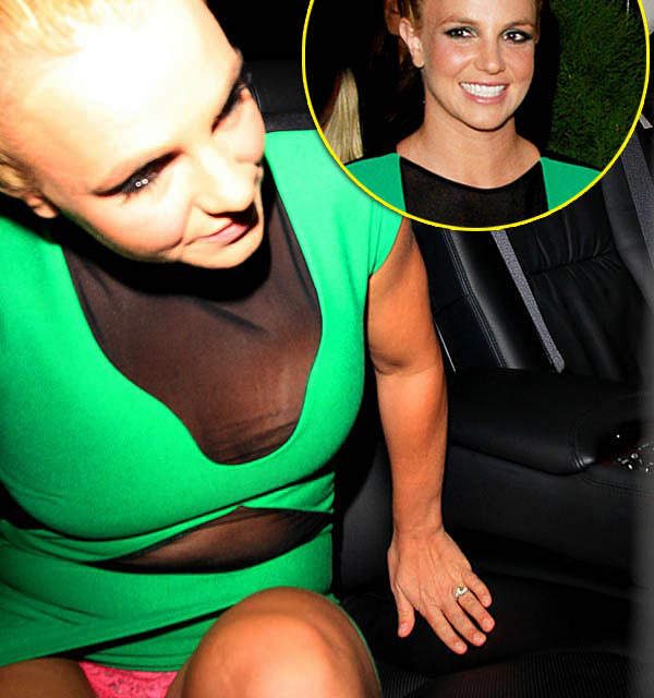 Britney Spears vuelve a enseñar las bragas a la prensa