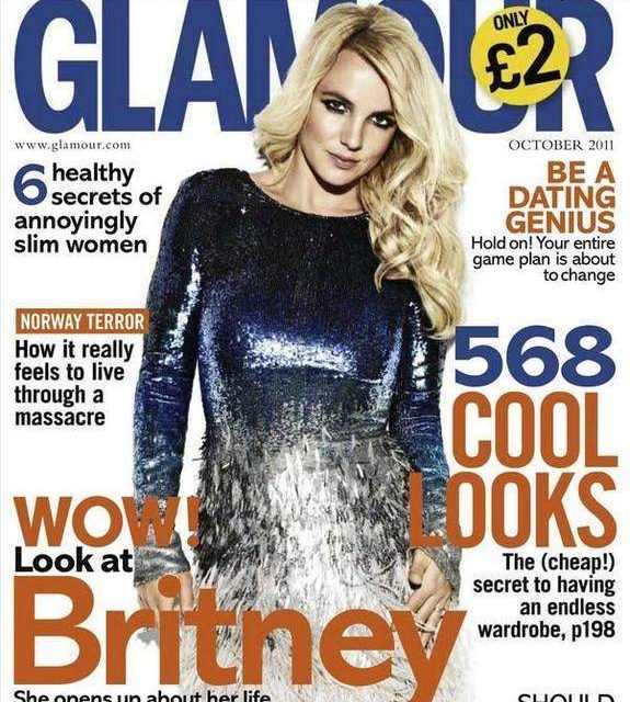 Britney Spears, estrella de portada en la revista Glamour UK (+Fotos)