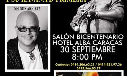 Nelson Arrieta en concierto junto a Grupo Herencia y el trompetista cubano Alexander Abreu y su Havana D’ Primera