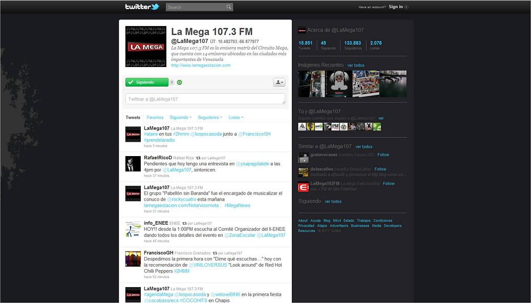 La Mega alcanza el puesto número uno en Twitter