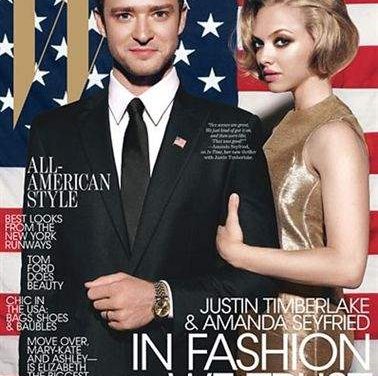 Justin Timberlake y Amanda Seyfried en la portada de la revista ‘W’