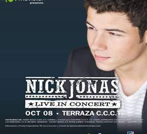 Rumberos.net regala entradas para ver a a Nick Jonas #NickJonasCcs – cortesía de @evenpro