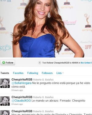Sofía Vergara recibió piropo de ‘Chespitito’ en Twitter