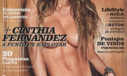 Cinthia Fernandez desnuda en la Revista Playboy Argentina de Octubre 2011 (+Fotos)