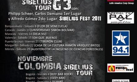 SIBELIUS presenta el SIBELIUS G3 tour y su gira internacional por Colombia y México