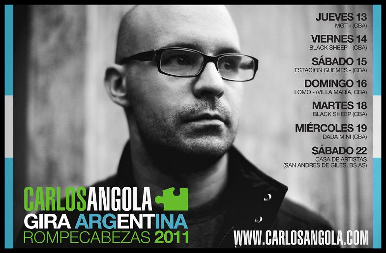 Carlos Angola Gira »Argentina Rompecabezas 2011»