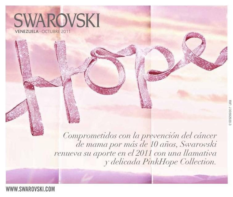 Swarovski: aliado en la lucha contra el cáncer de seno