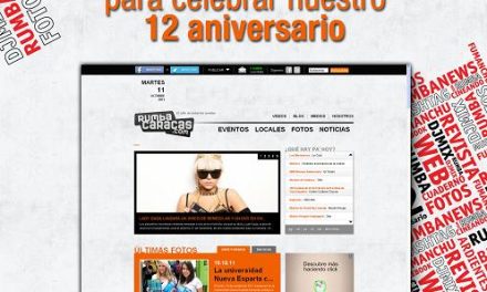En Rumbacaracas.com se cambiaron la pinta para celebrar su 12 aniversario con un look renovado
