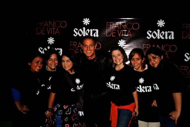 Cuarenta ganadores de Caracas se exhibieron con Solera en el concierto de Franco De Vita