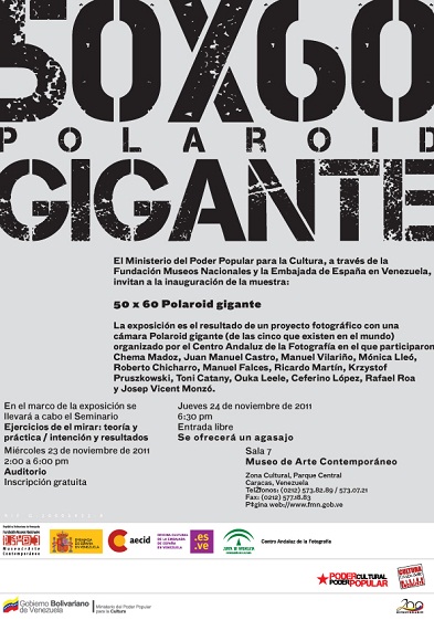 Fotógrafos españoles trasladan su obra a este formato 50X60 Polaroid gigante